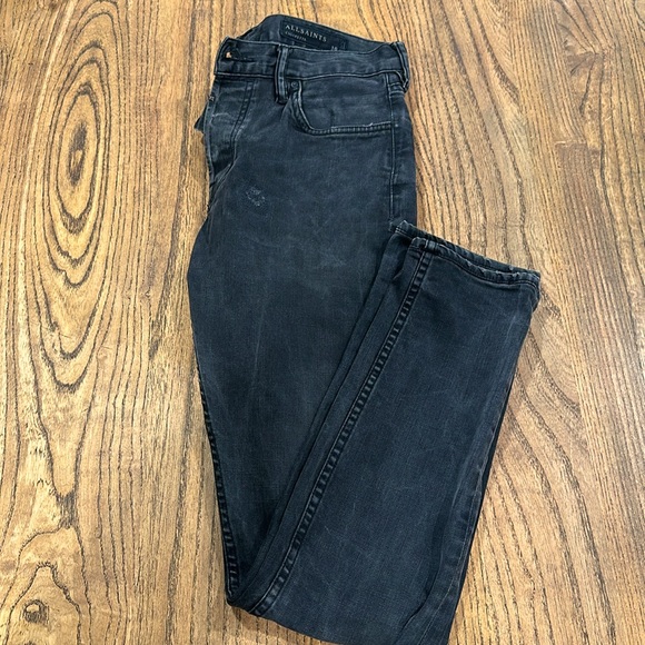 ALL SAINTS CIGARETTE SKINNY JEANS SIZE 30 GRAY - Picture 12 of 13